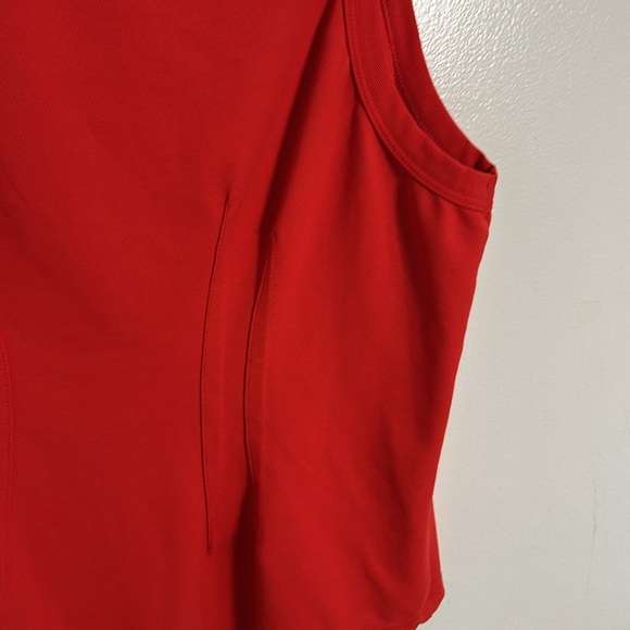 NWT Tail Tech Meryl Performance Golf/Tennis Workout Red Tank Top Size Large - Picture 9 of 9